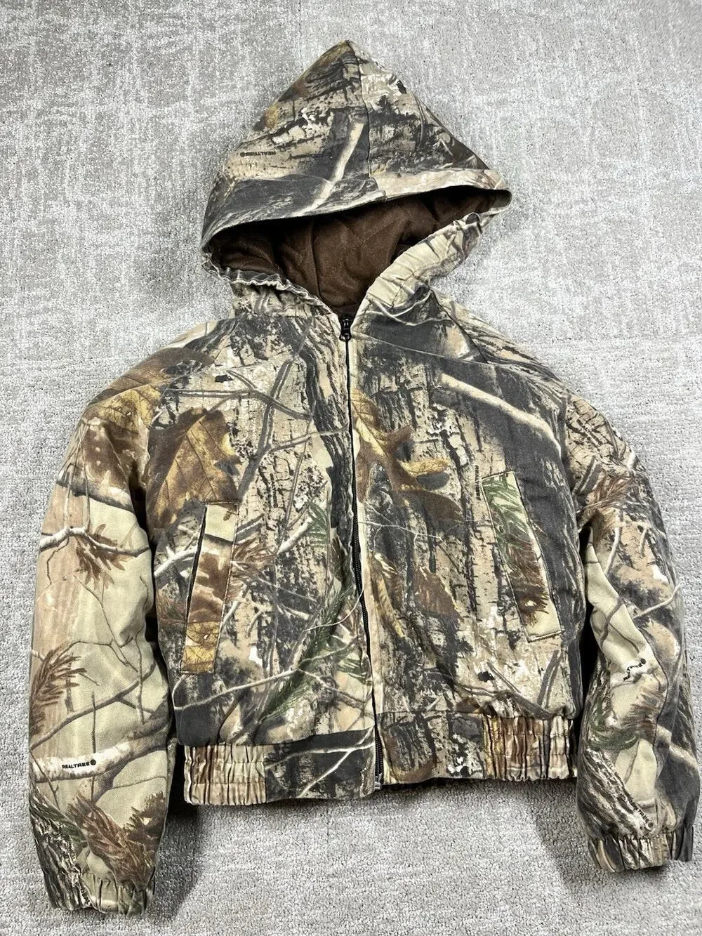 Russell Outdoors Youth Camo Outdoor Hunting Jacket Size 6-8 Small